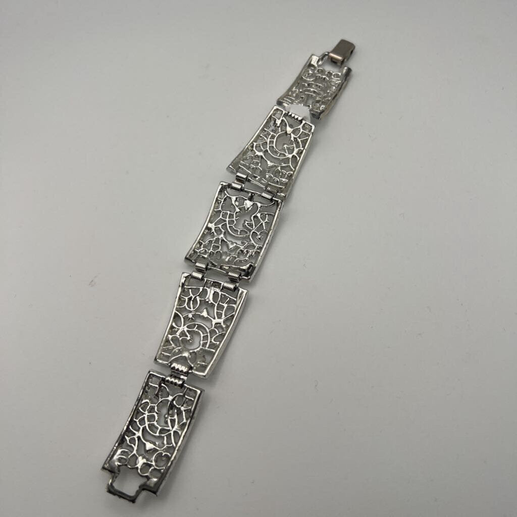 Silver Swirl Bracelet