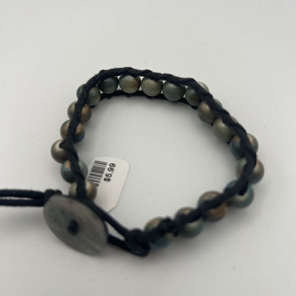 Navy/ Blue Beaded Bracelet