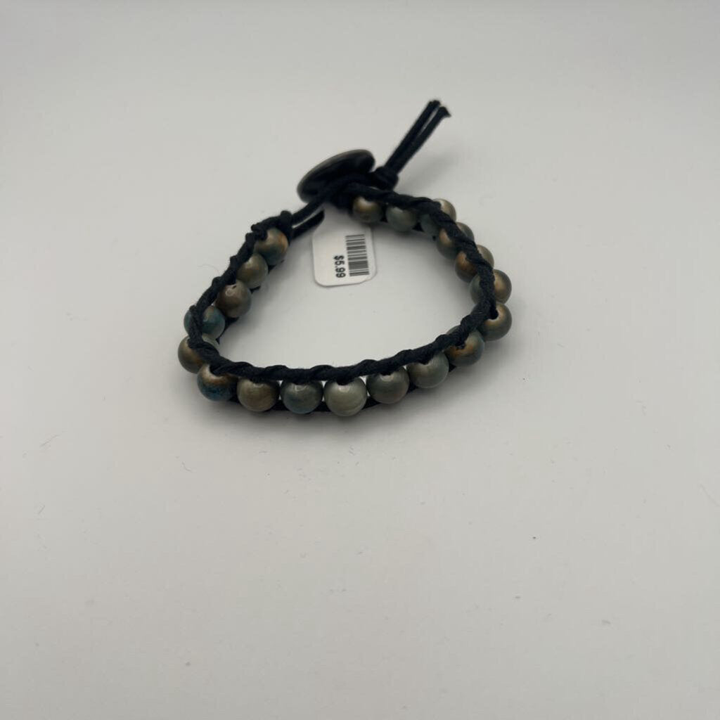 Navy/ Blue Beaded Bracelet
