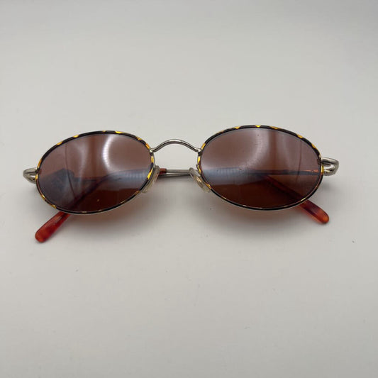 Brown Oval Sunglasses