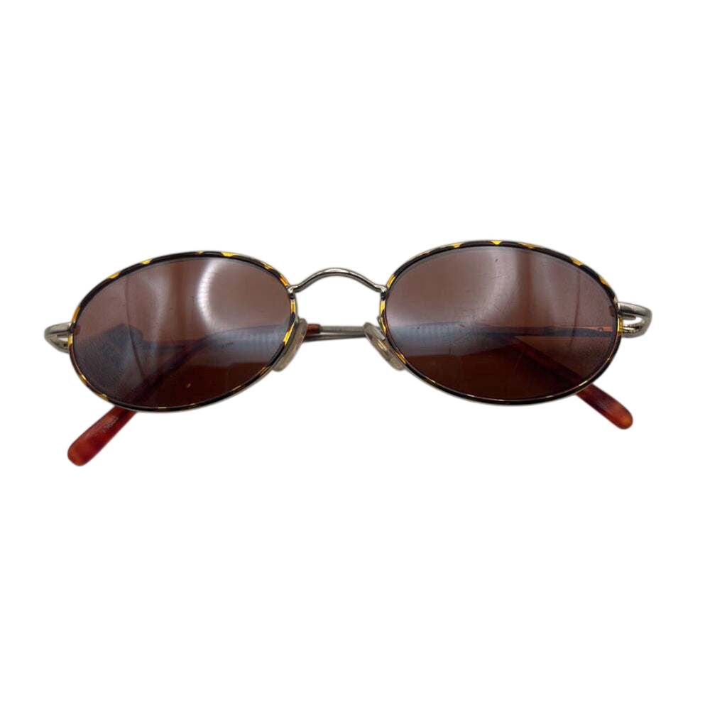 Brown Oval Sunglasses