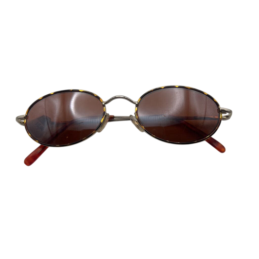 Brown Oval Sunglasses