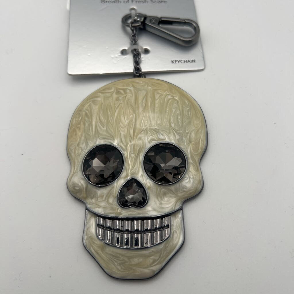 Sugarfix by BaubleBar Silver Skull Keychain