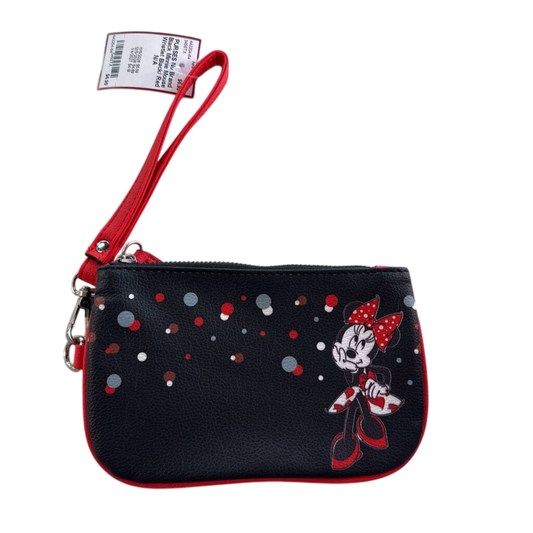 Black Minnie Mouse Wristlet