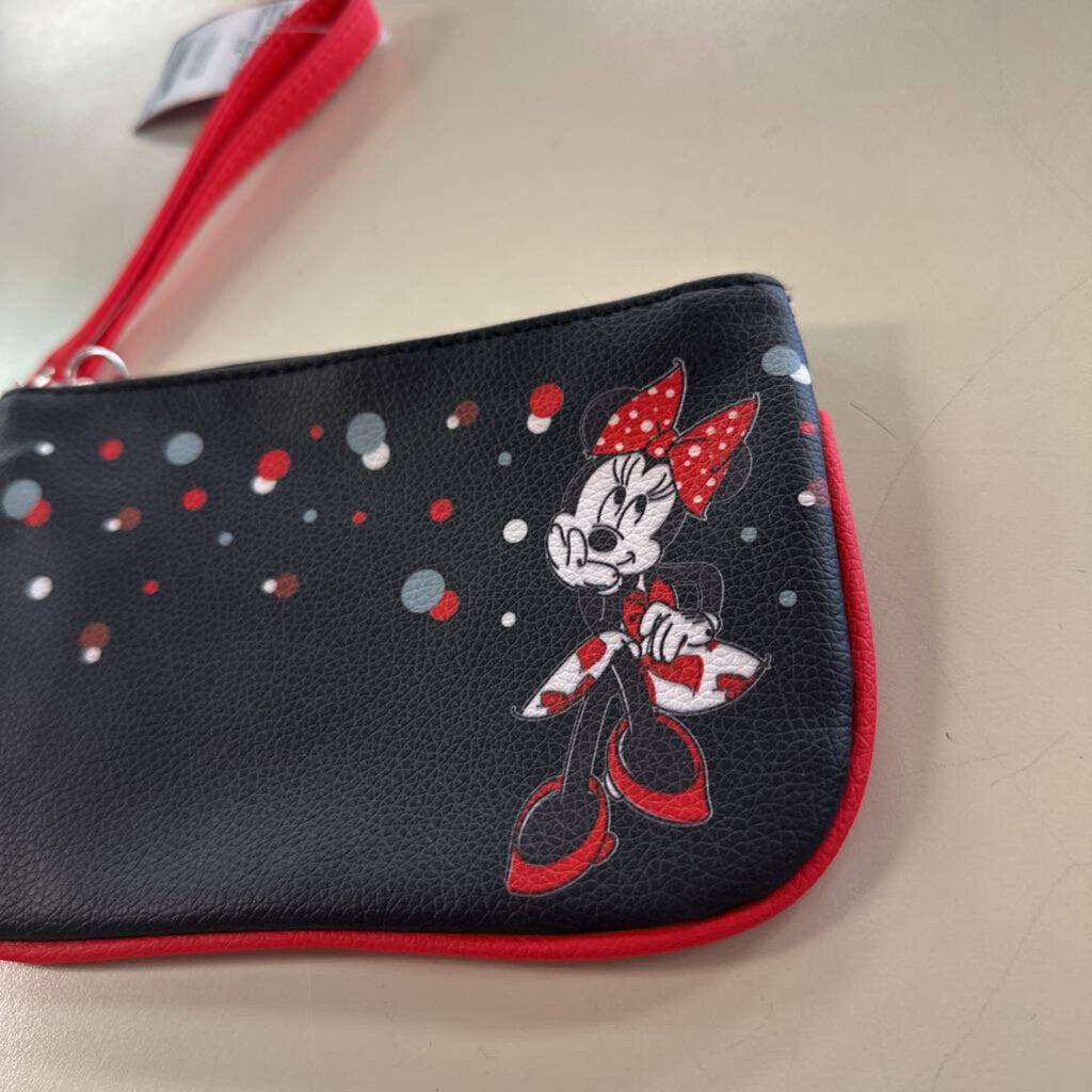 Black Minnie Mouse Wristlet