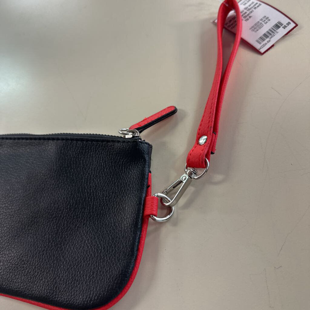 Black Minnie Mouse Wristlet