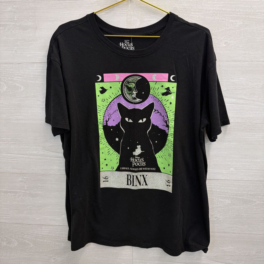 Hocus Pocus Black/ Multi Short Sleeve Graphic Tee XXXL