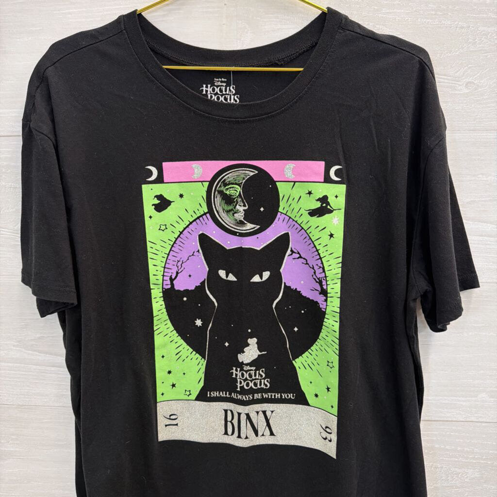Hocus Pocus Black/ Multi Short Sleeve Graphic Tee XXXL