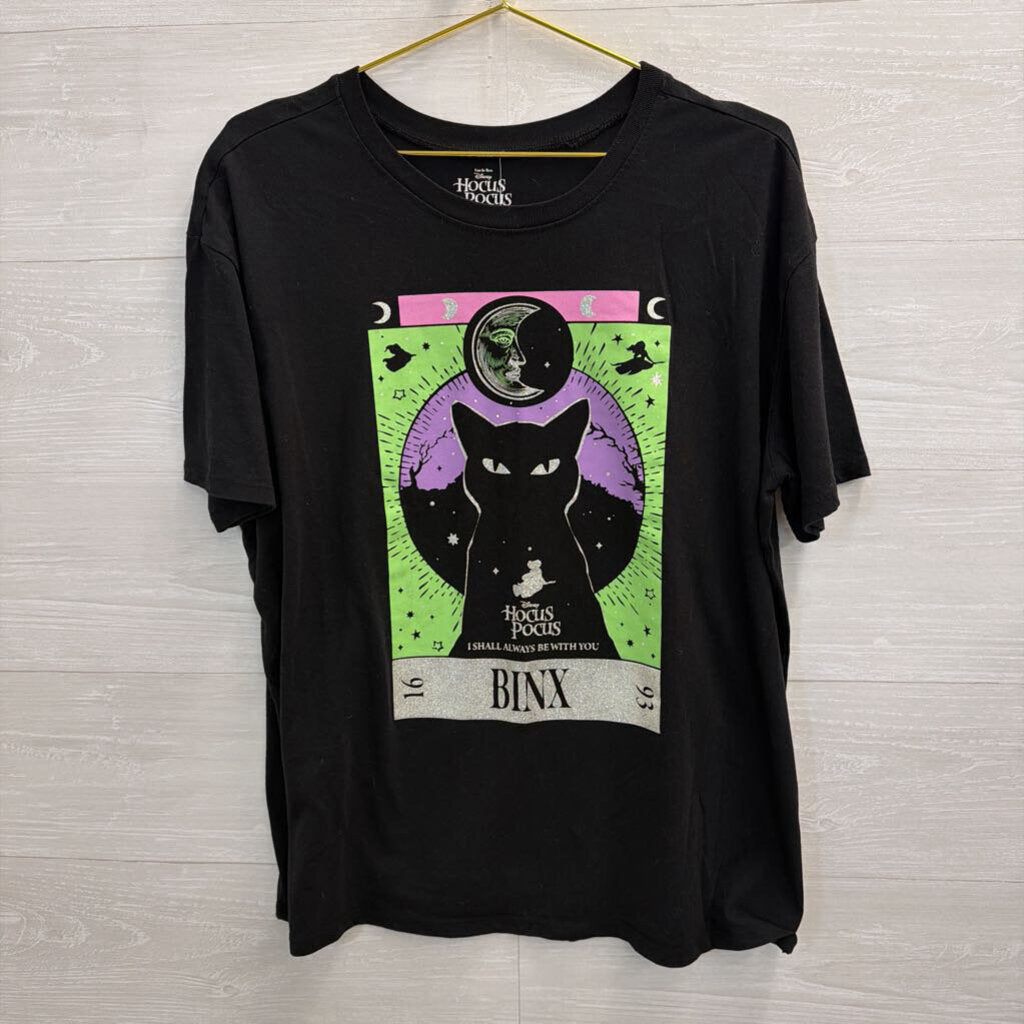 Hocus Pocus Black/ Multi Short Sleeve Graphic Tee XXXL