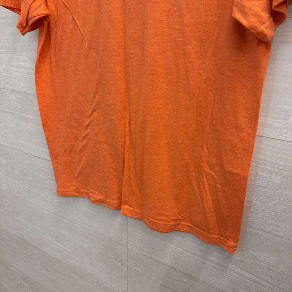 Disney Orange Mummy Mickey Mouse Short Sleeve Graphic Tee Large