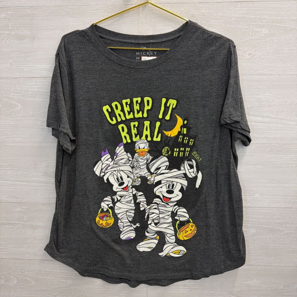 Disney Grey Creep It Real Short Sleeve Graphic Tee XXXL