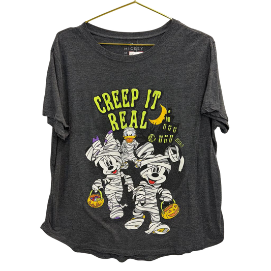 Disney Grey Creep It Real Short Sleeve Graphic Tee XXXL