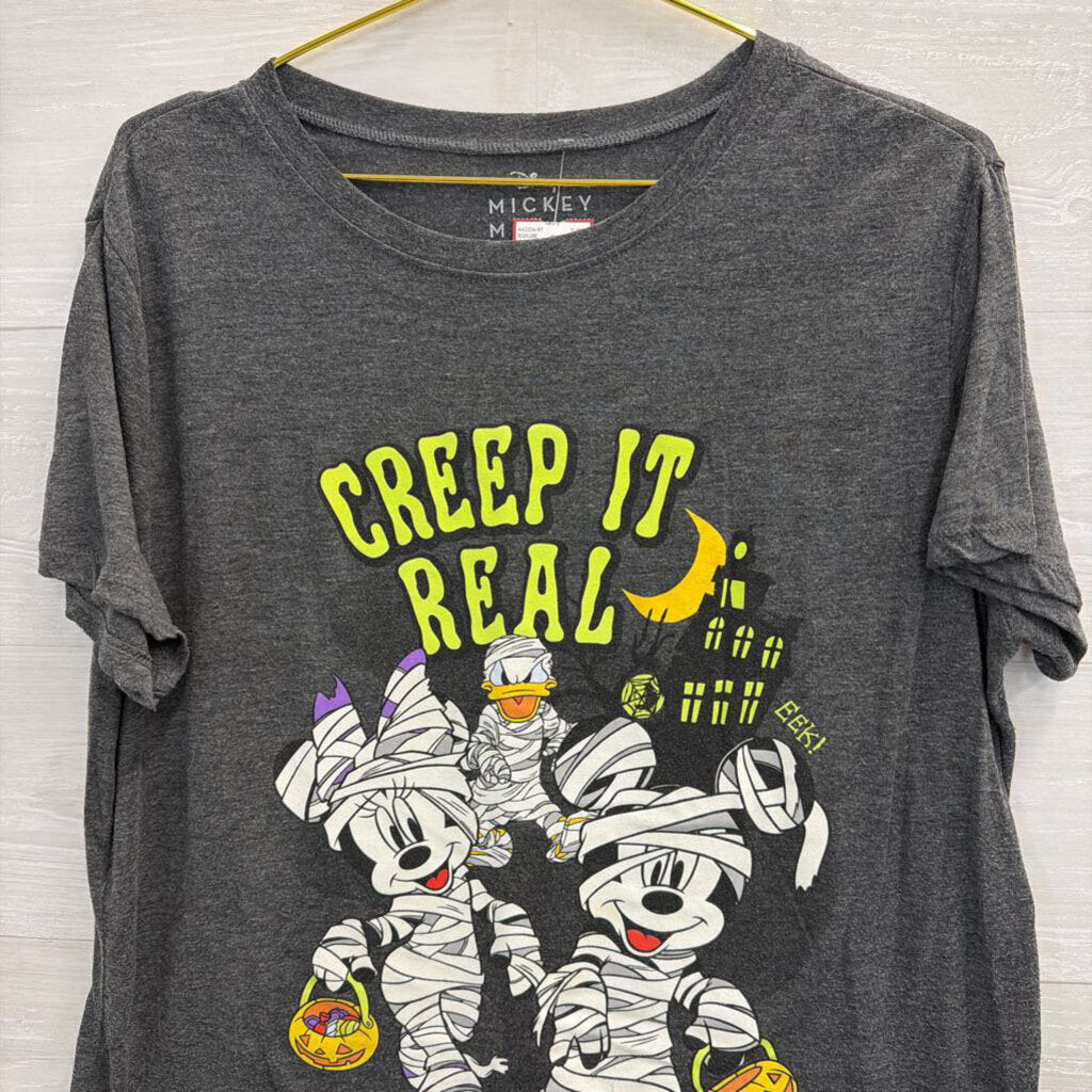 Disney Grey Creep It Real Short Sleeve Graphic Tee XXXL