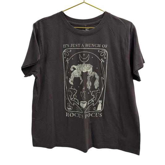 Hocus Pocus Grey Short Sleeve Graphic Tee 2XL