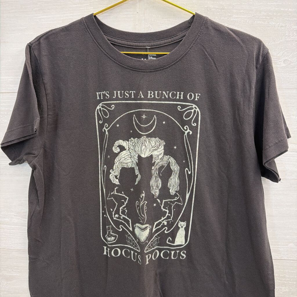 Hocus Pocus Grey Short Sleeve Graphic Tee 2XL