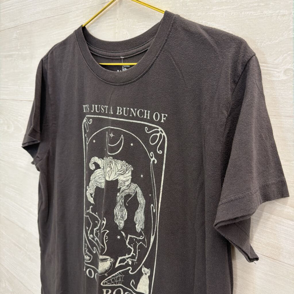 Hocus Pocus Grey Short Sleeve Graphic Tee 2XL