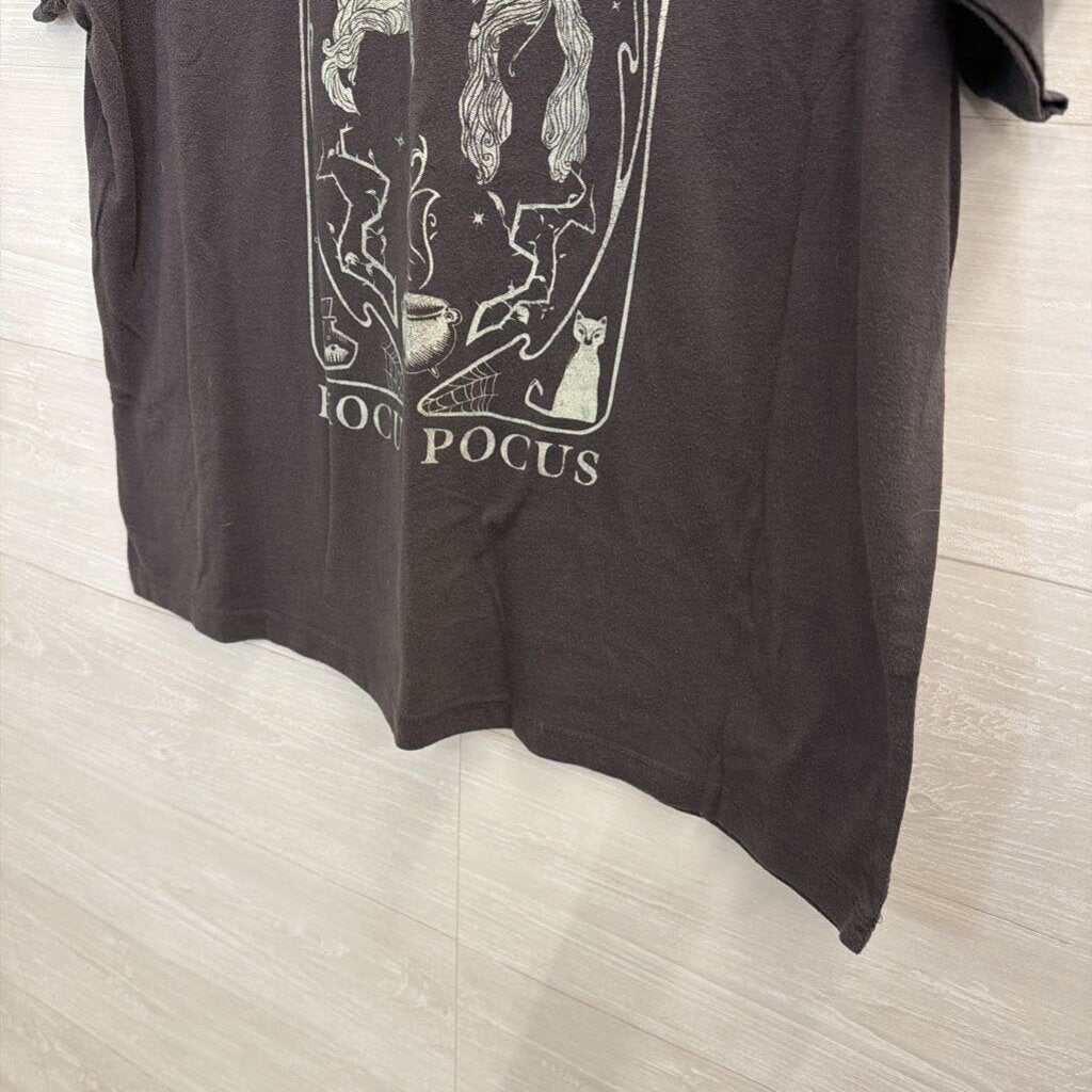 Hocus Pocus Grey Short Sleeve Graphic Tee 2XL