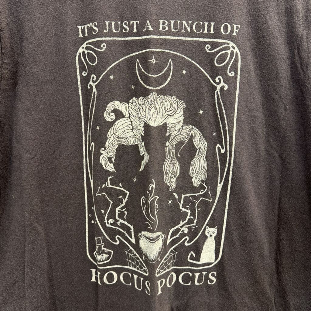 Hocus Pocus Grey Short Sleeve Graphic Tee 2XL