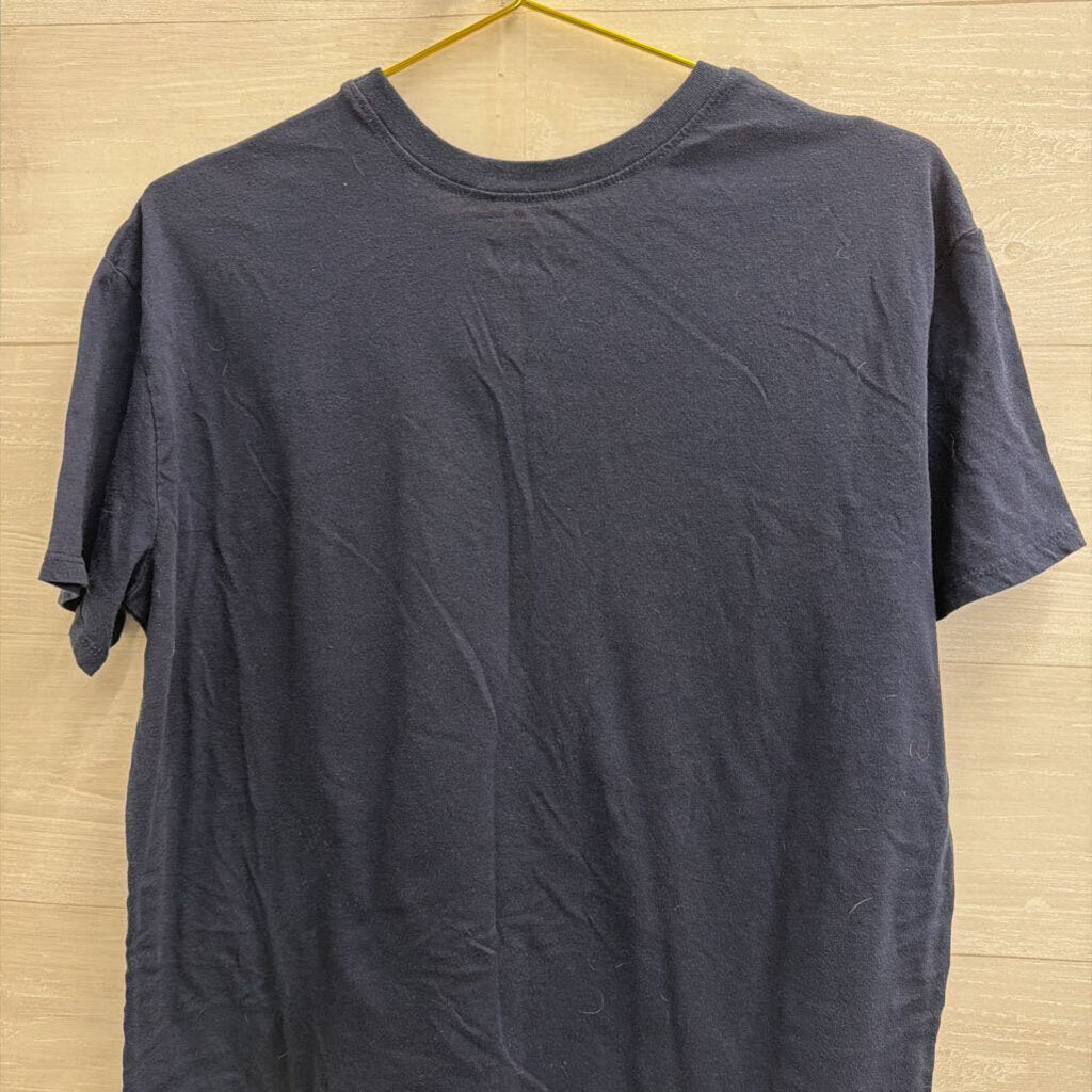 Stitch Navy Short Sleeve Graphic Tee Large