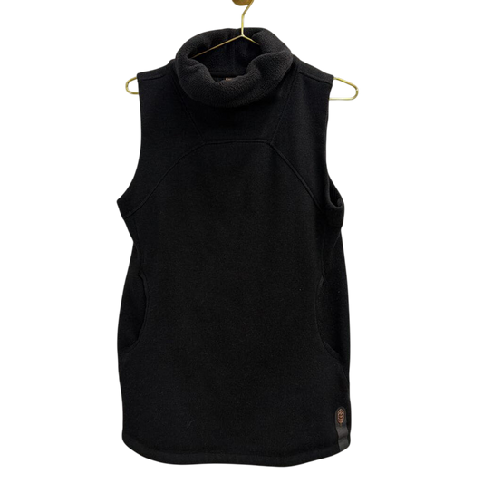 Indygena Black Turtleneck Sleeveless Top Medium