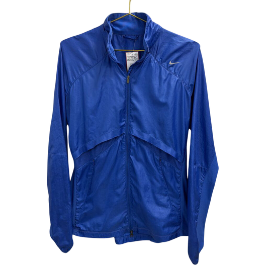 Nike Blue Lightweight Zip Up Jacket Large
