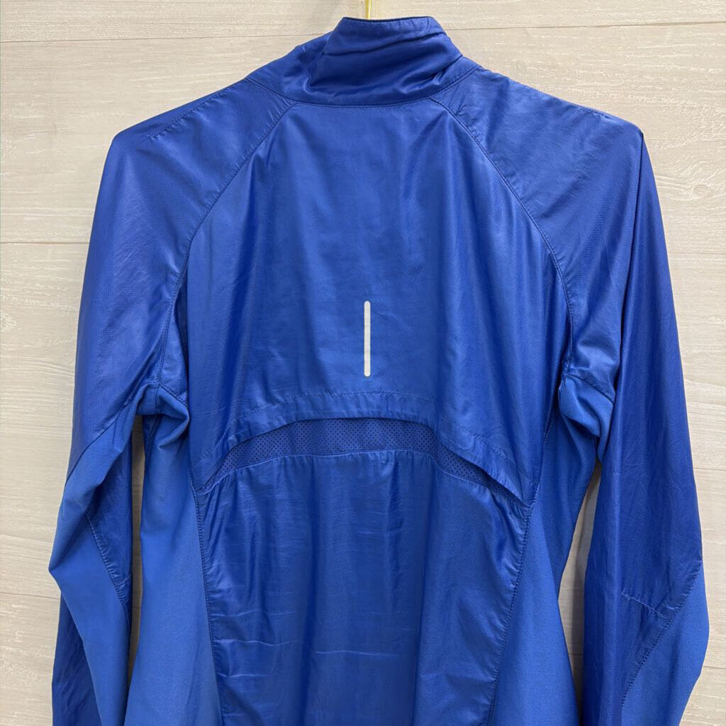 Nike Blue Lightweight Zip Up Jacket Large