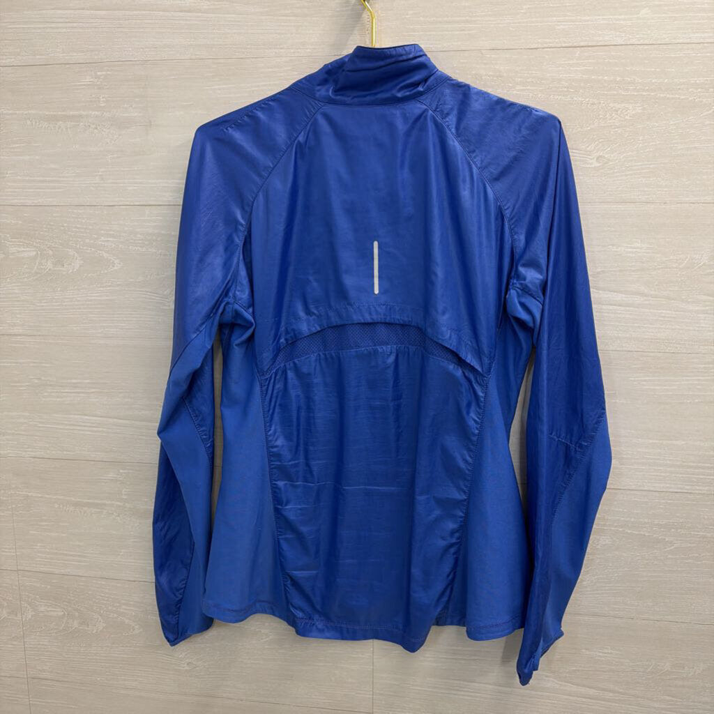 Nike Blue Lightweight Zip Up Jacket Large
