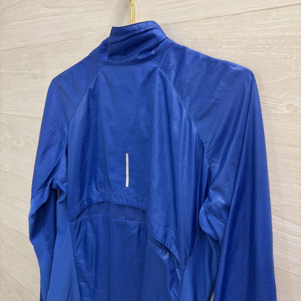 Nike Blue Lightweight Zip Up Jacket Large