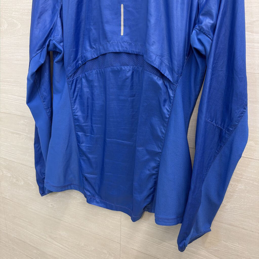 Nike Blue Lightweight Zip Up Jacket Large