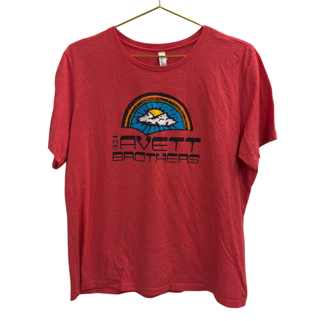 Red/ Multi The Avett Brothers Short Sleeve Graphic Tee Extra Large