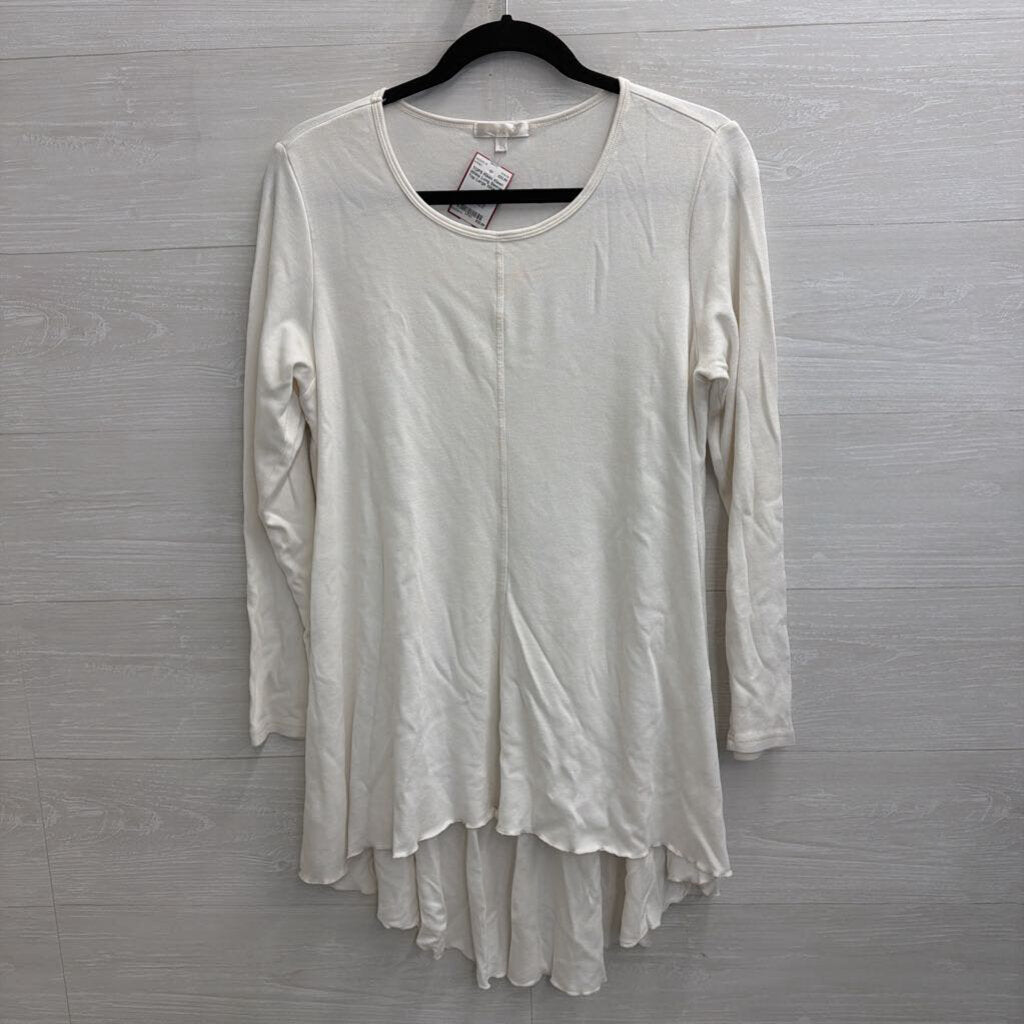 Kleen White Long Sleeve Top Large