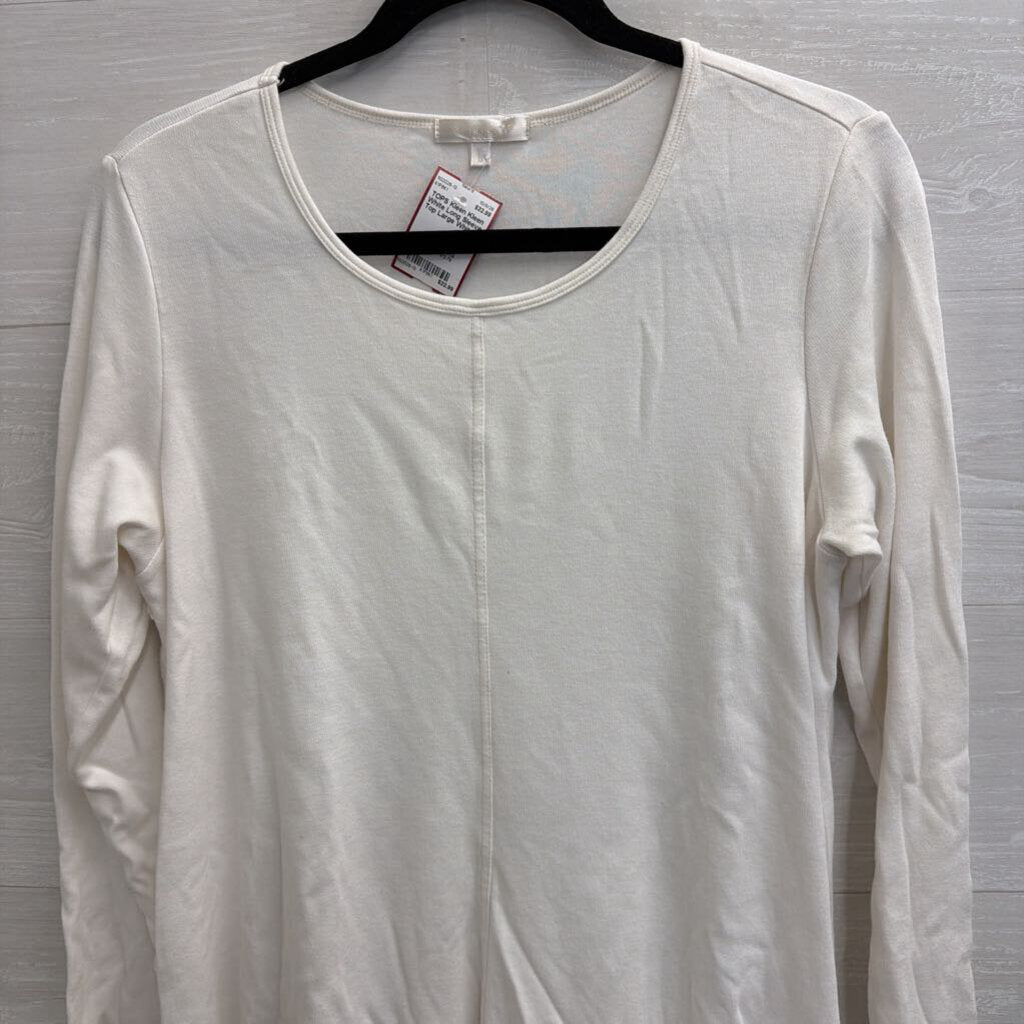 Kleen White Long Sleeve Top Large