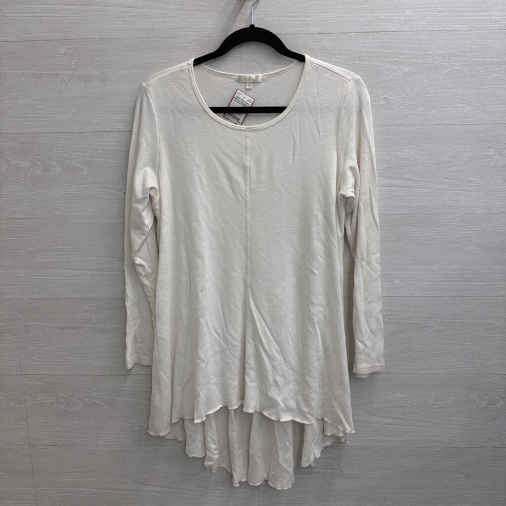 Kleen White Long Sleeve Top Large