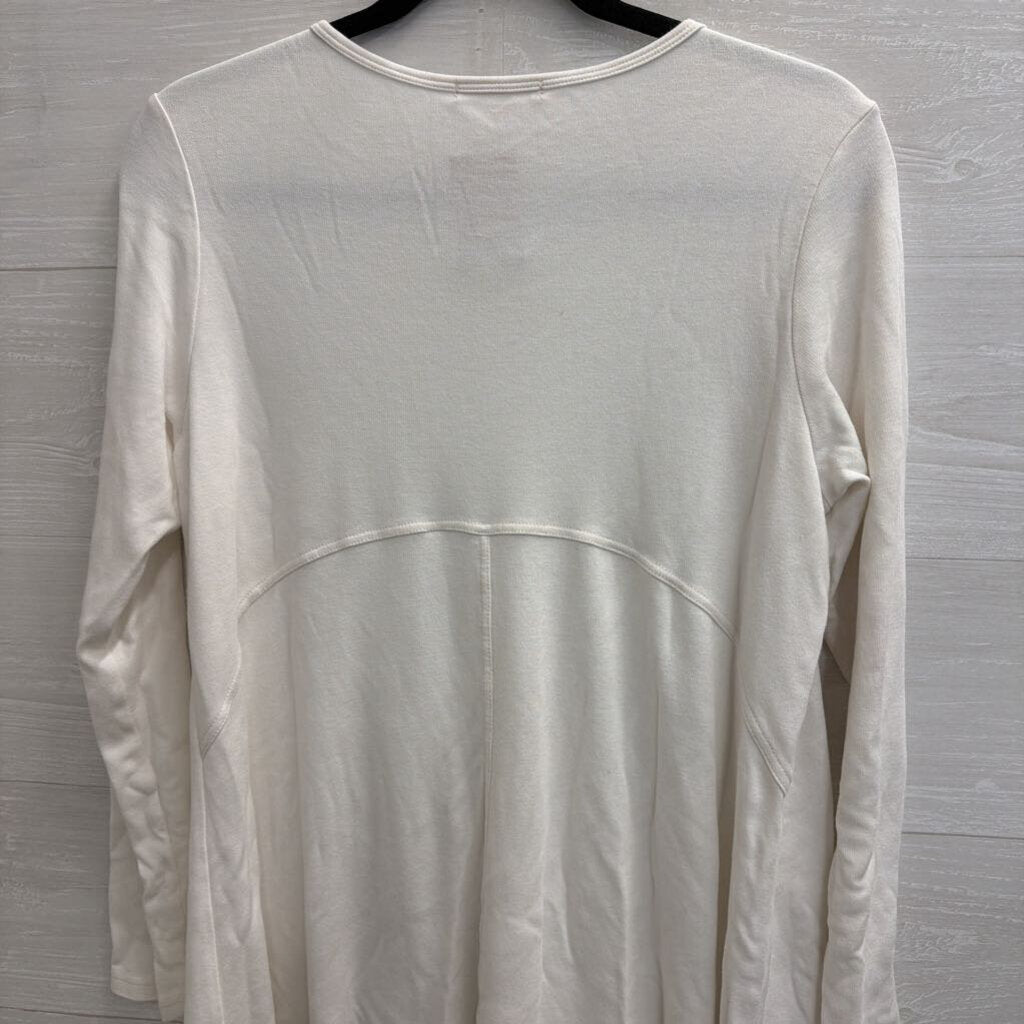 Kleen White Long Sleeve Top Large