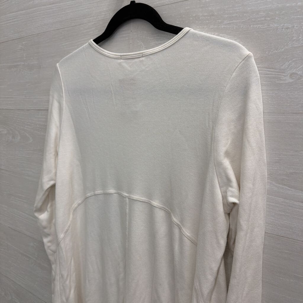 Kleen White Long Sleeve Top Large