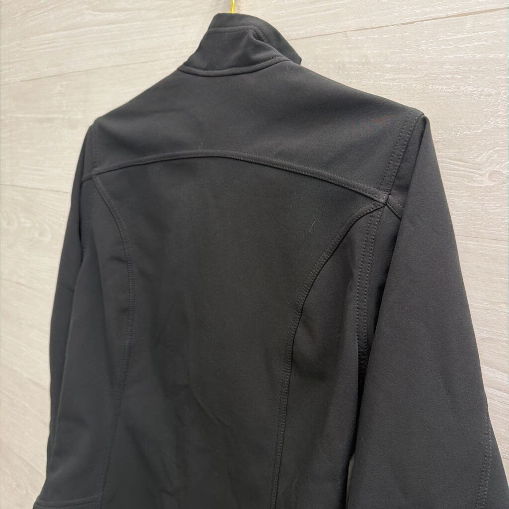 Eddie Bauer Black Zip Front Jacket Medium
