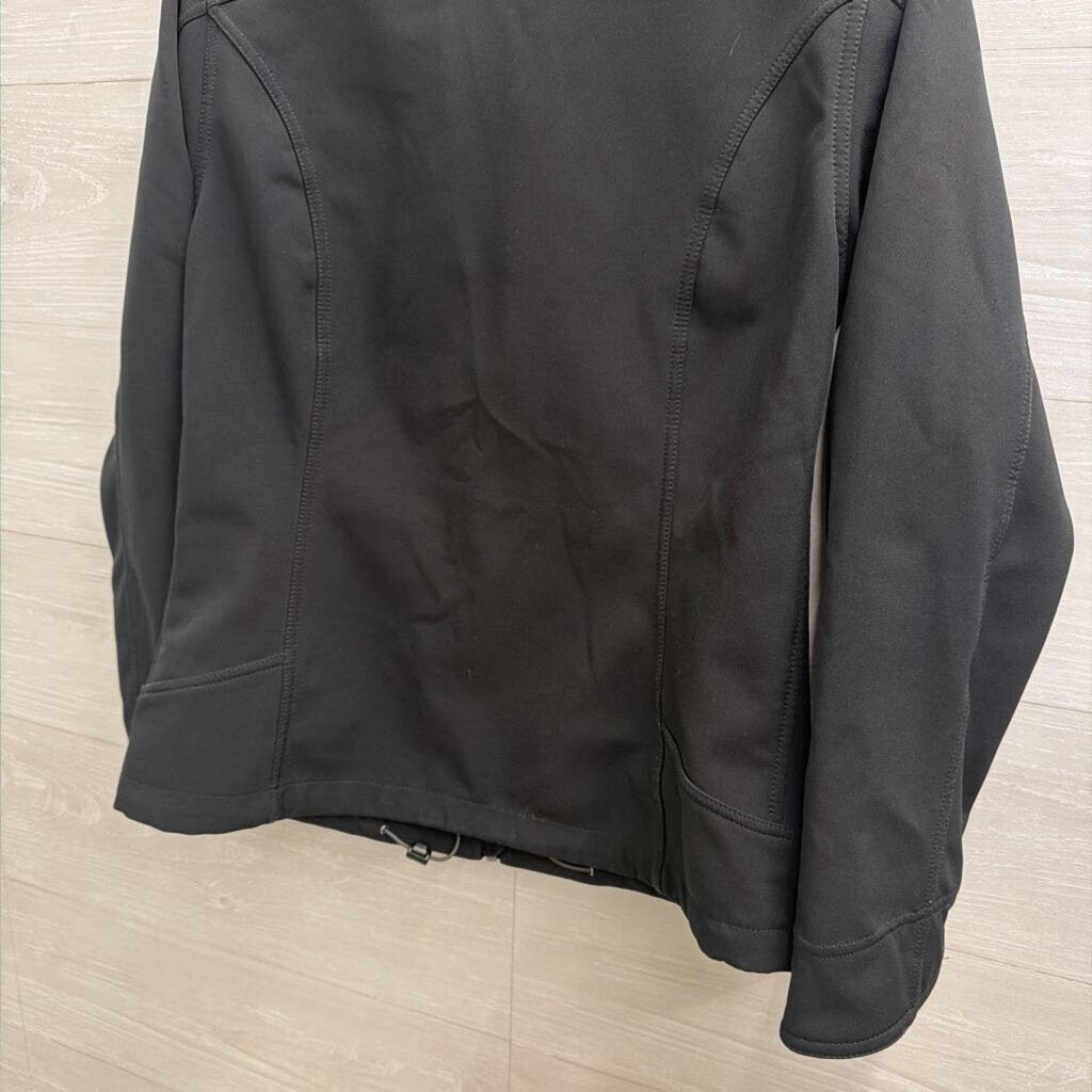 Eddie Bauer Black Zip Front Jacket Medium