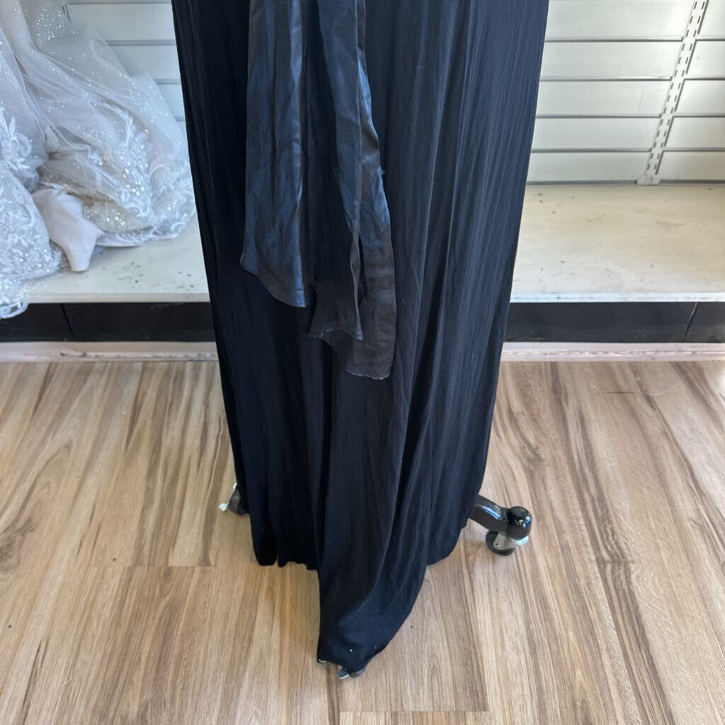 Vintage Rubber Ducky Black Long Formal Dress Large