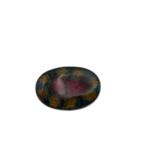 Dried Floral Resin Pin