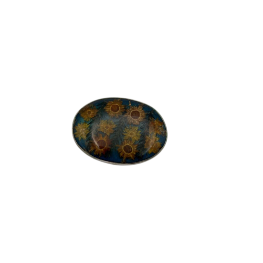 Dried Floral Resin Pin