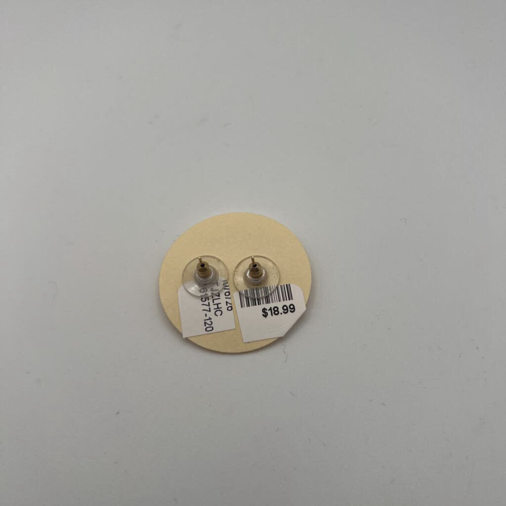 Brighton Silver Heart Stud Earrings