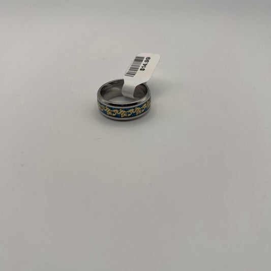 Silver/ Blue Ring