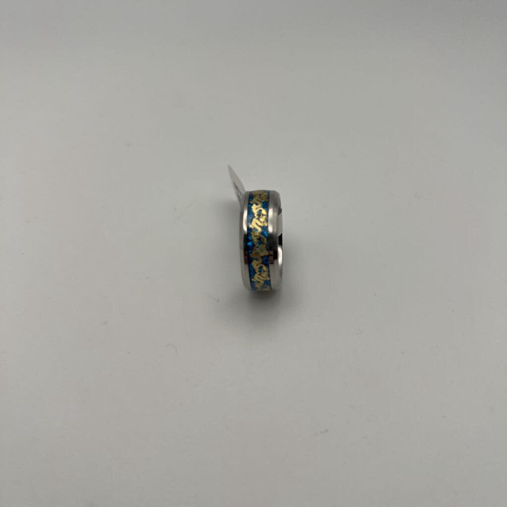 Silver/ Blue Ring