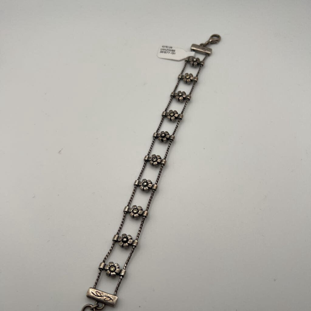 Silver Flower Bracelet