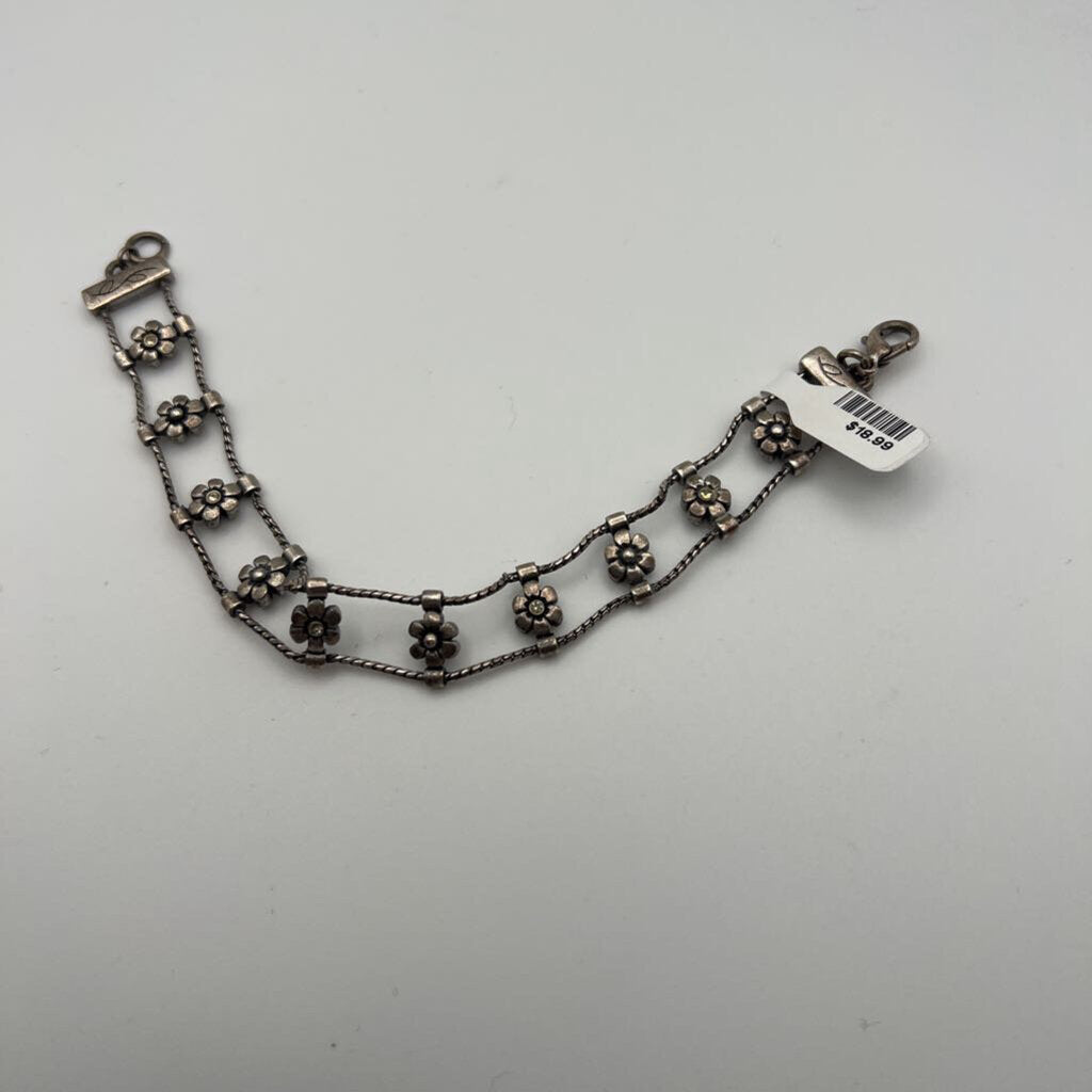 Silver Flower Bracelet