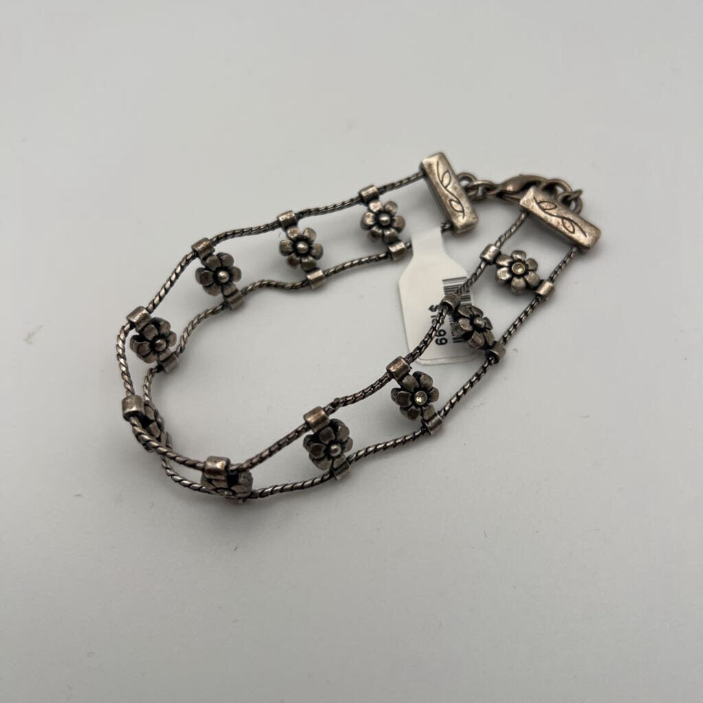 Silver Flower Bracelet