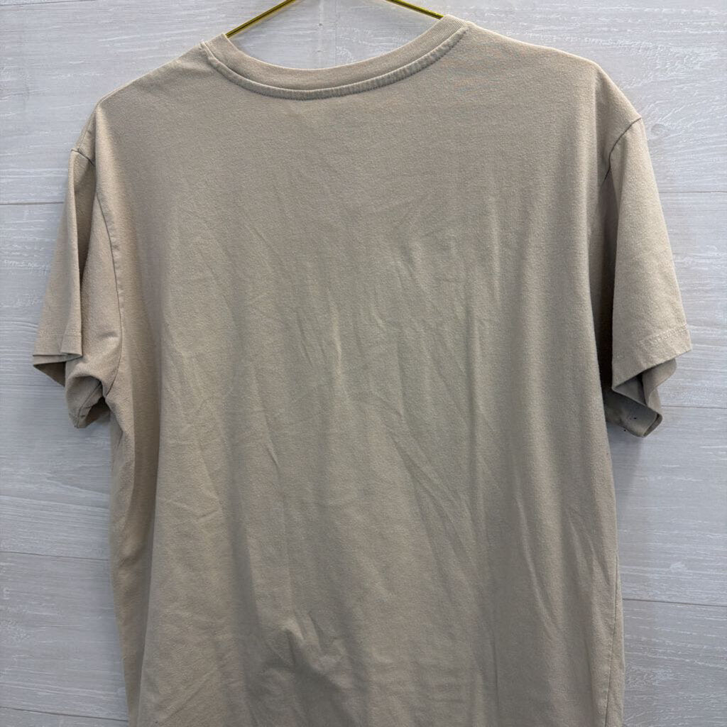 Star Wars Beige/ Multi Embroidered Grogu Short Sleeve Graphic Tee Extra Large