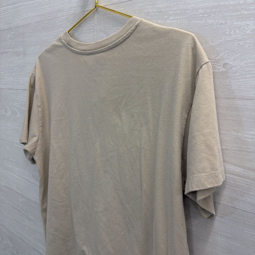 Star Wars Beige/ Multi Embroidered Grogu Short Sleeve Graphic Tee Extra Large