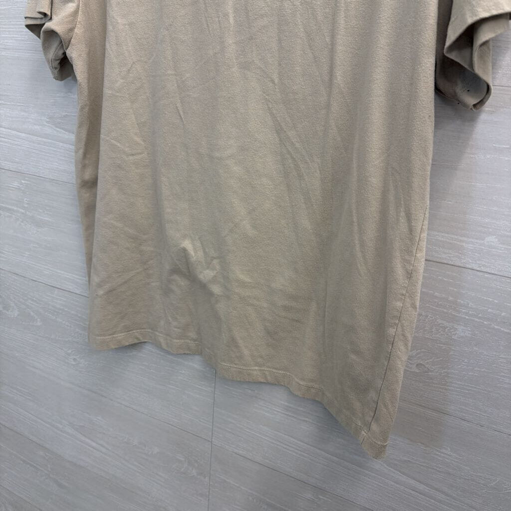 Star Wars Beige/ Multi Embroidered Grogu Short Sleeve Graphic Tee Extra Large