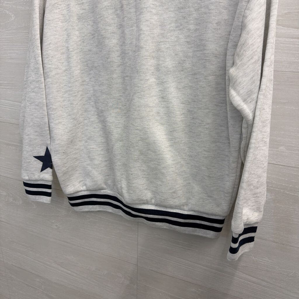 Grey NYC V Neck Sweatshirt Small